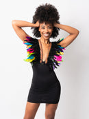 Rainbow Feather Bralette