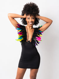 Rainbow Feather Bralette