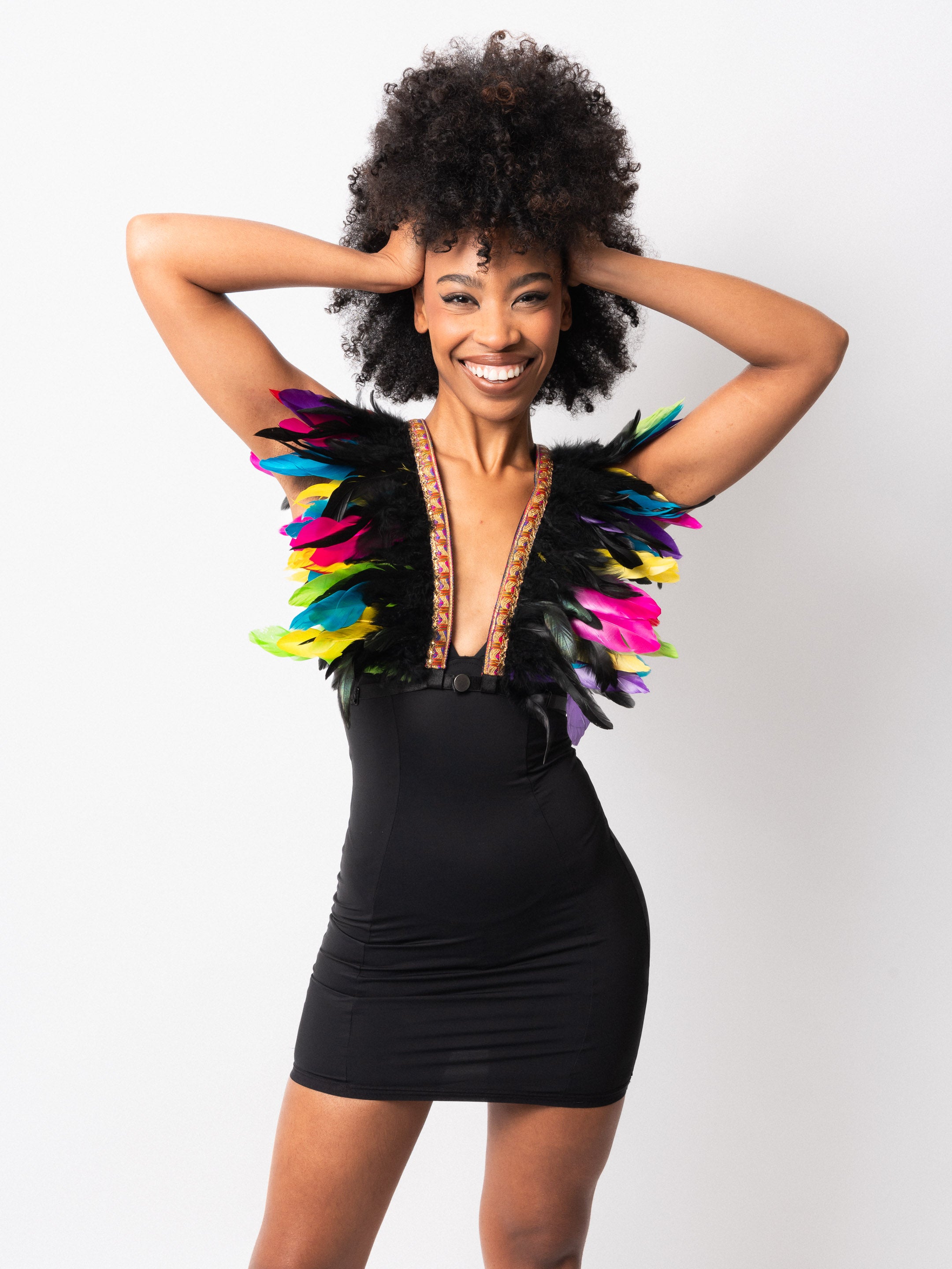 Rainbow Feather Bralette