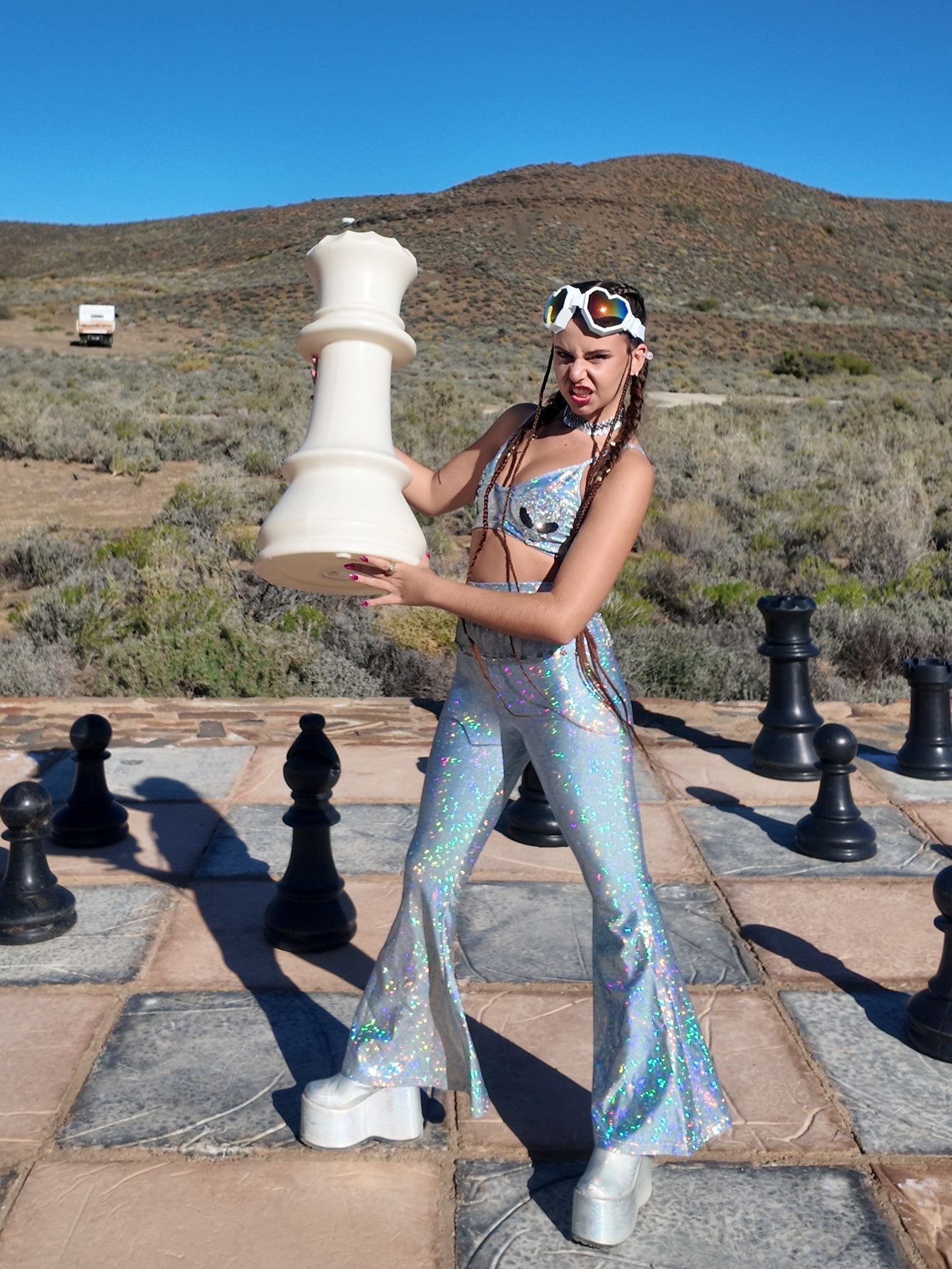 Aqua Bell Bottoms