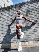 Leopard Holographic Little Jumper
