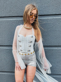 White Eye Corset