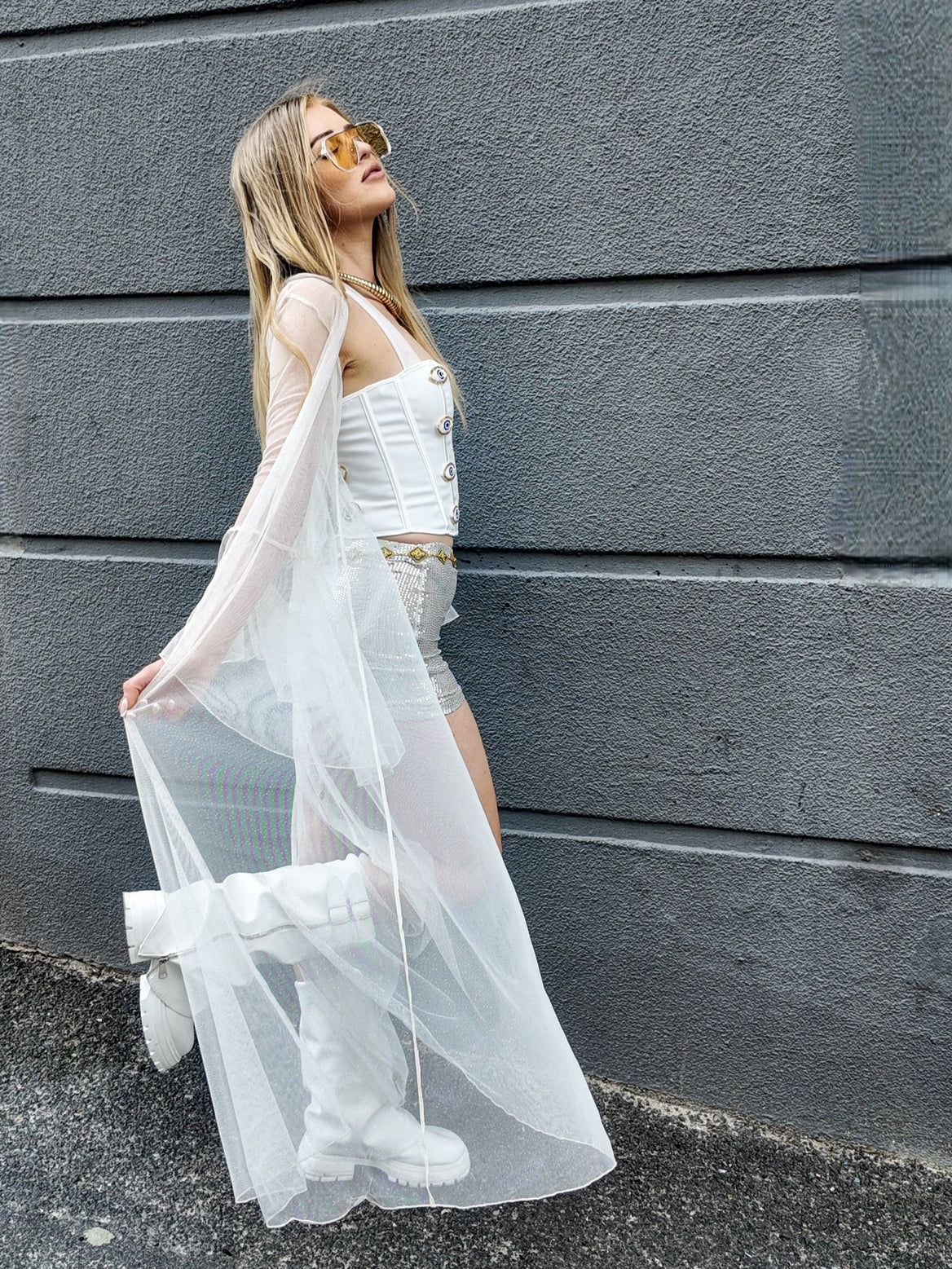 Opaline Sheer Kimono