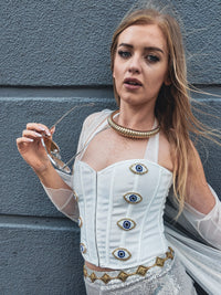 White Eye Corset