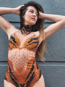 Orange Tiger Bodysuit