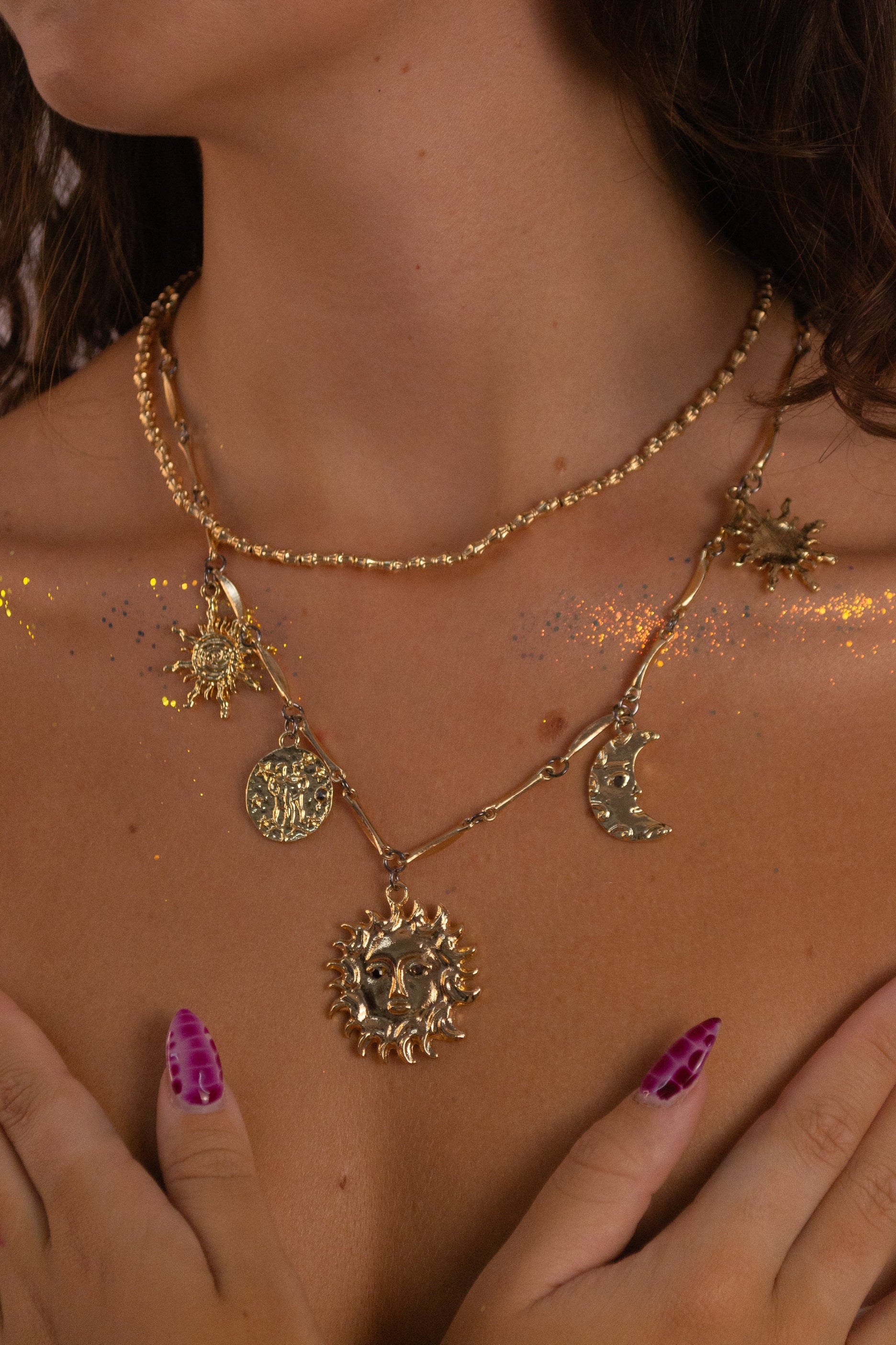 Sun & Moon Pendant necklace