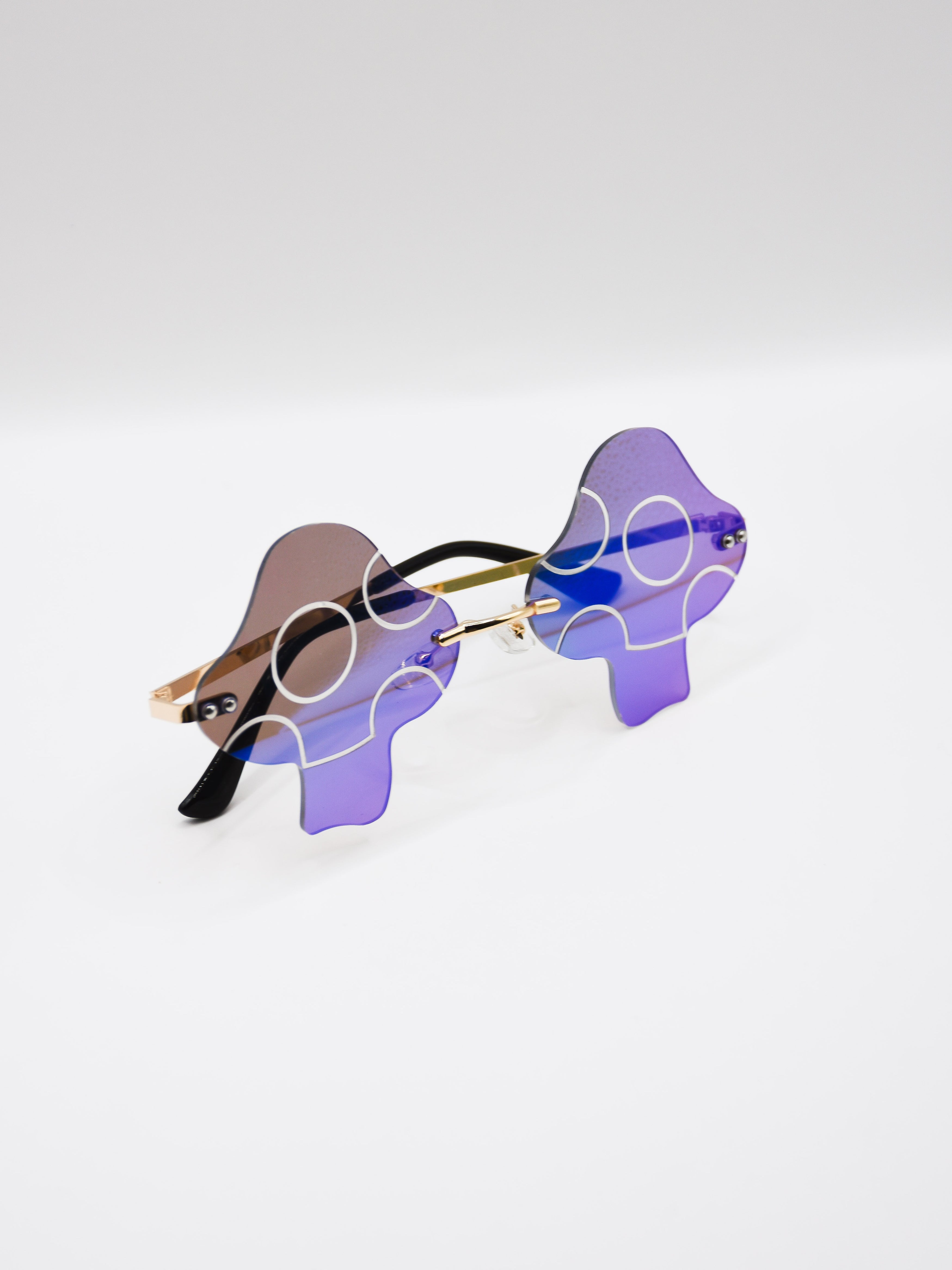 Blue Ombre Shroom Sunglasses