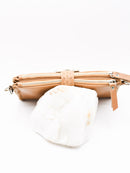 Blush Wildling Leather Clutch