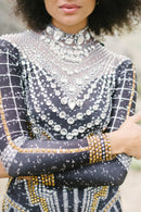 Military Rhinestone Jumpsuit