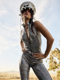 Holographic Tank Catsuit