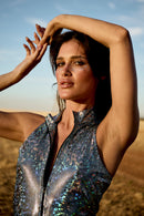 Holographic Tank Catsuit