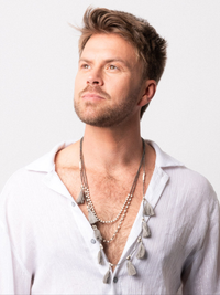 Grey Tassel Necklace