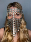 Silver Goddess Face Chain