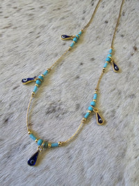 Turquoise Drop Choker