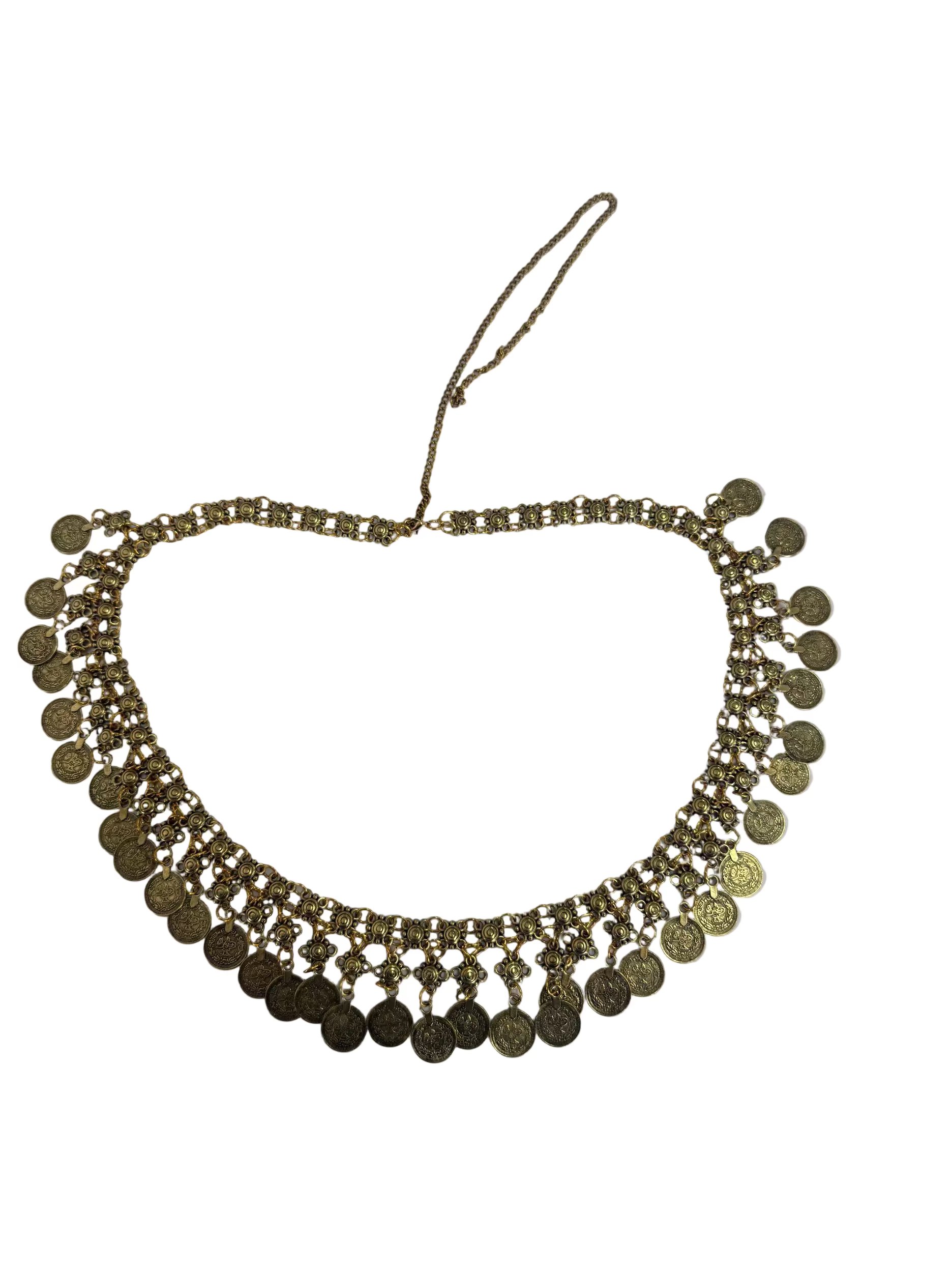 Gold Coin Double Waist Chain