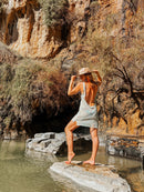 Mint Wolfkop Dress
