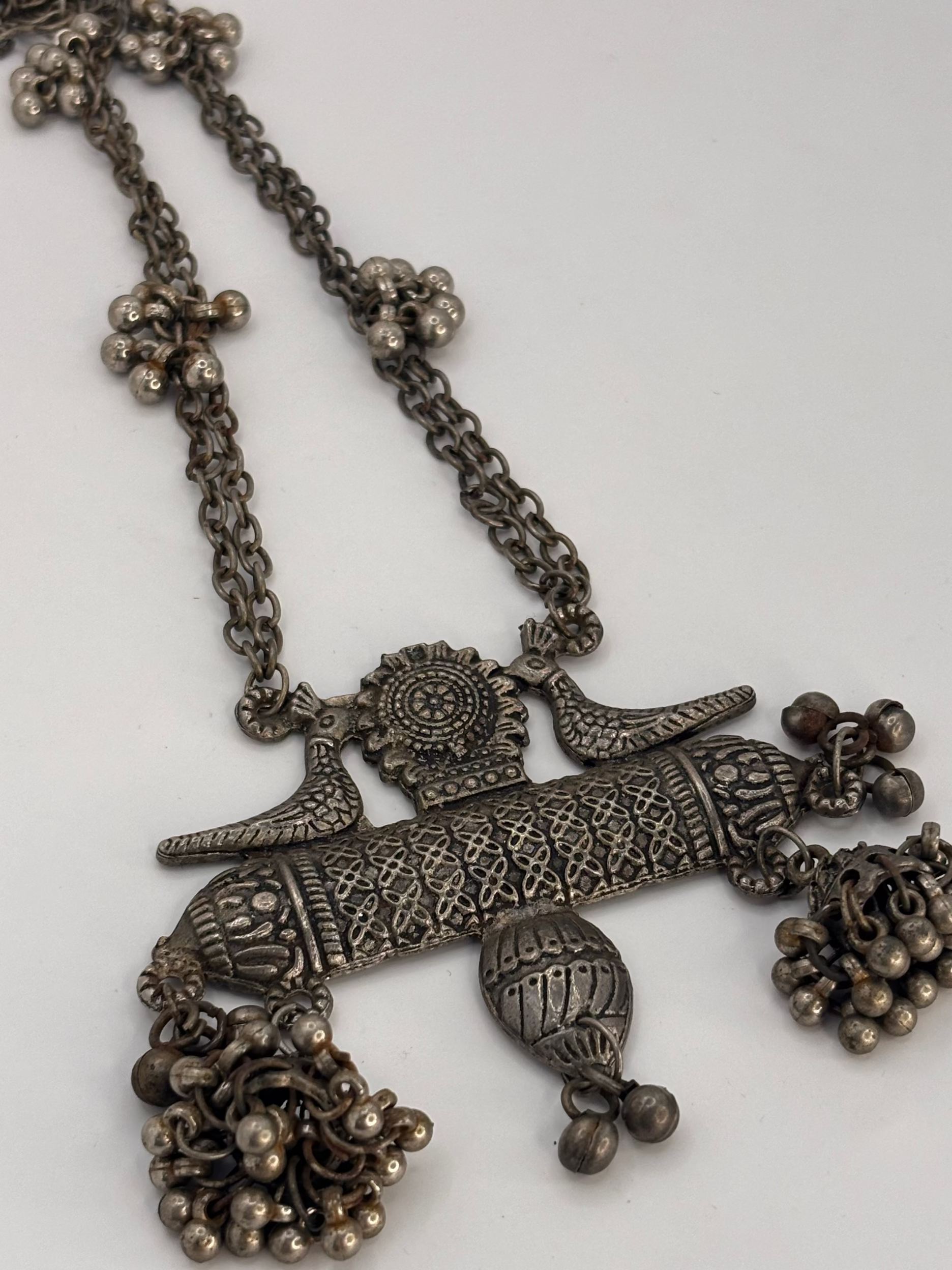 PEACOCK PENDANT NECKLACE