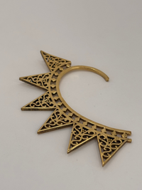 Gold Pyramid Ear Cuff