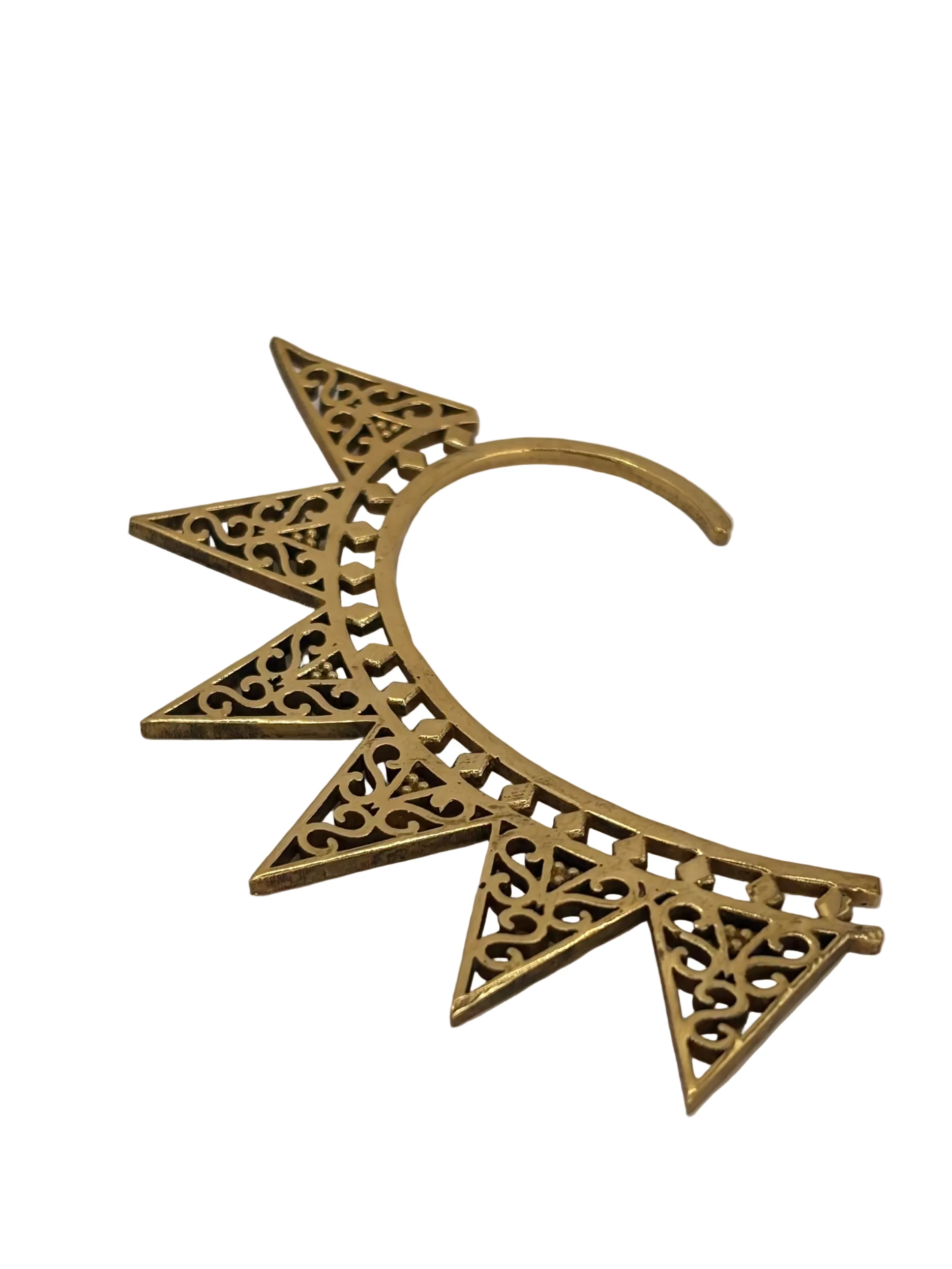 Gold Pyramid Ear Cuff