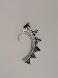 Silver Triangle Ear Cuff