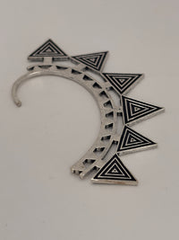 Silver Triangle Ear Cuff