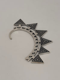 Silver Triangle Ear Cuff