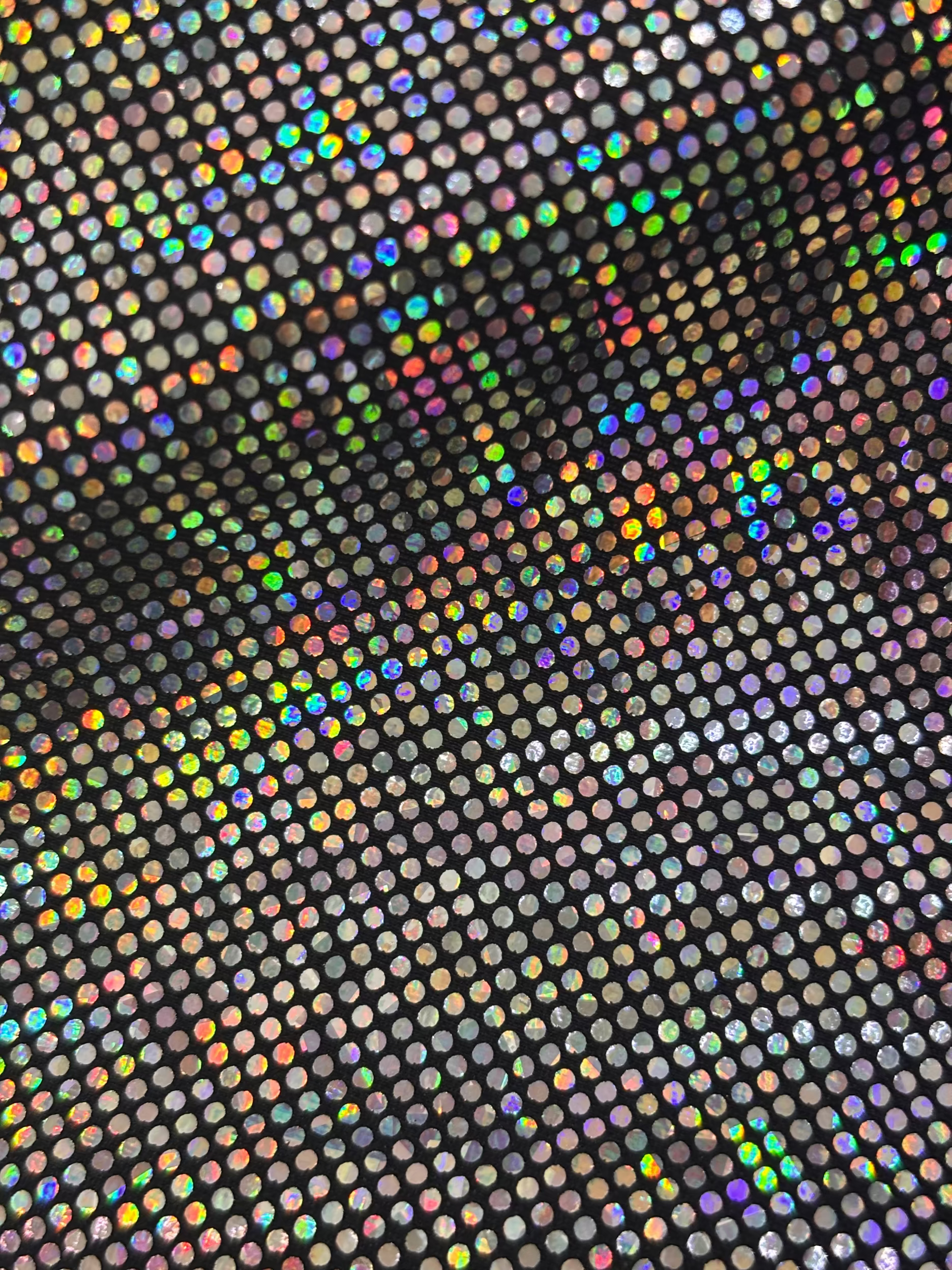 Silver Holographic Shorts