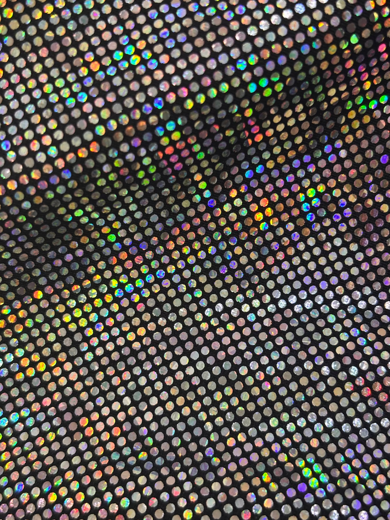 Silver Holographic Shorts