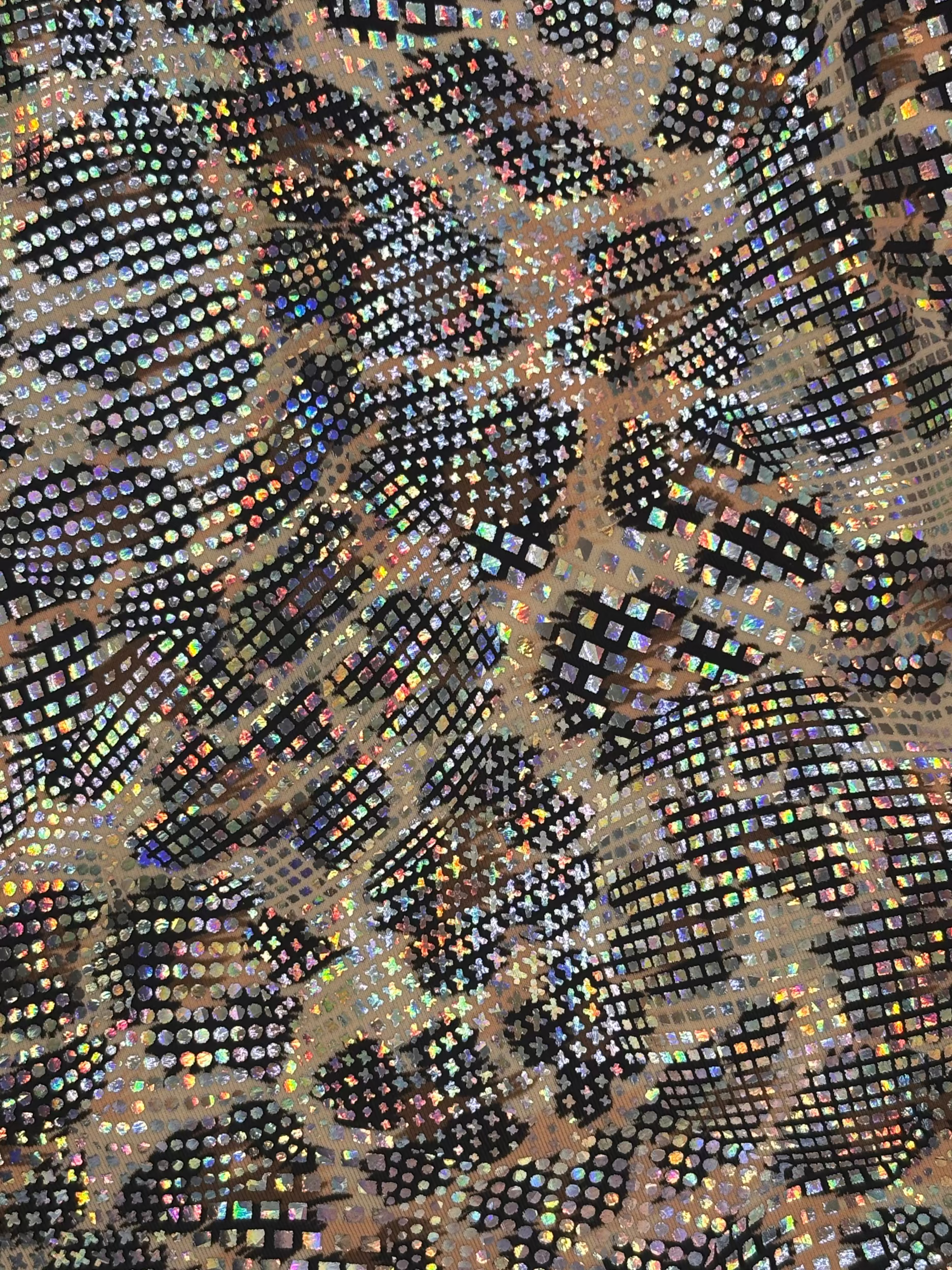 Leopard Holographic Little Jumper