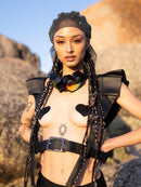 Ruffel Leather Harness Halter