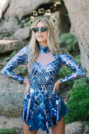 Blue Cosmic Dress