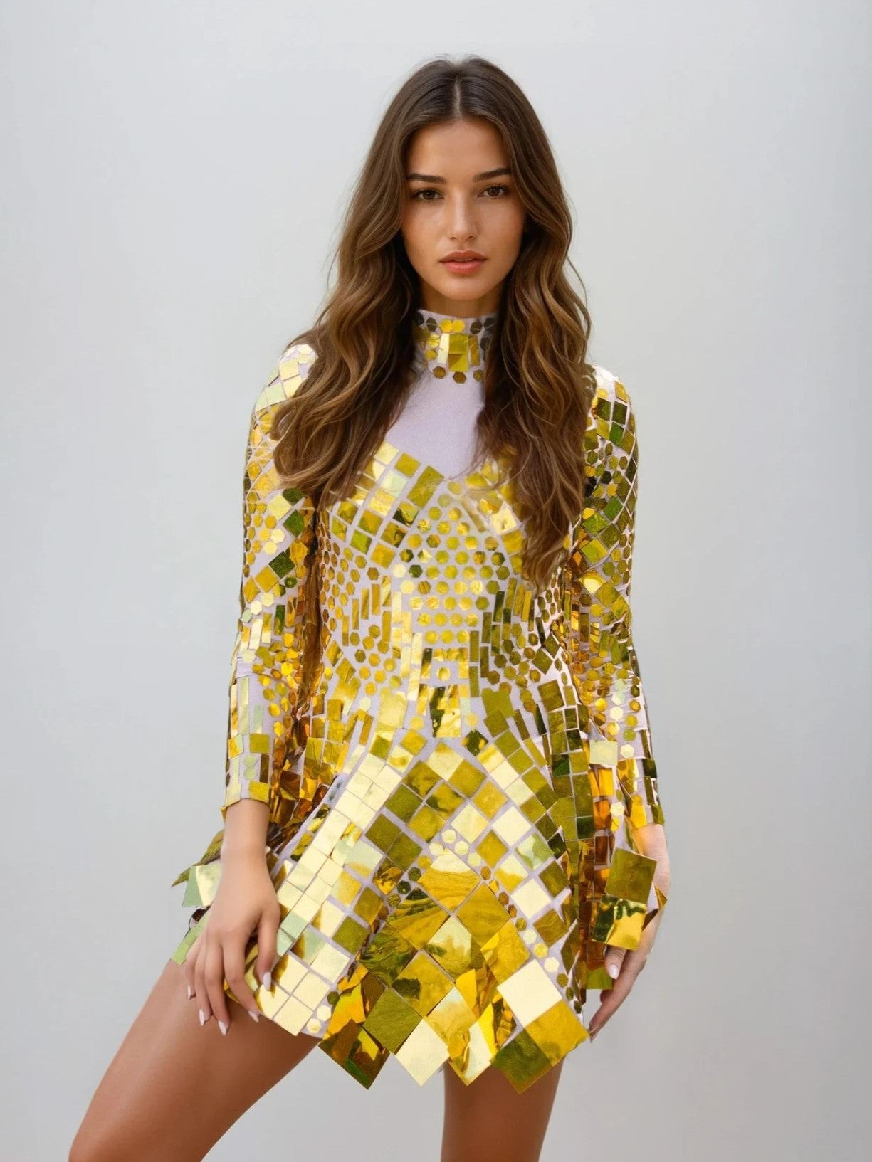 Gold Cosmic Dress