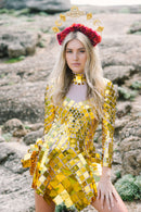 Gold Cosmic Dress
