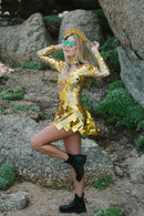 Gold Cosmic Dress