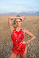 Fire Fringe Bodysuit