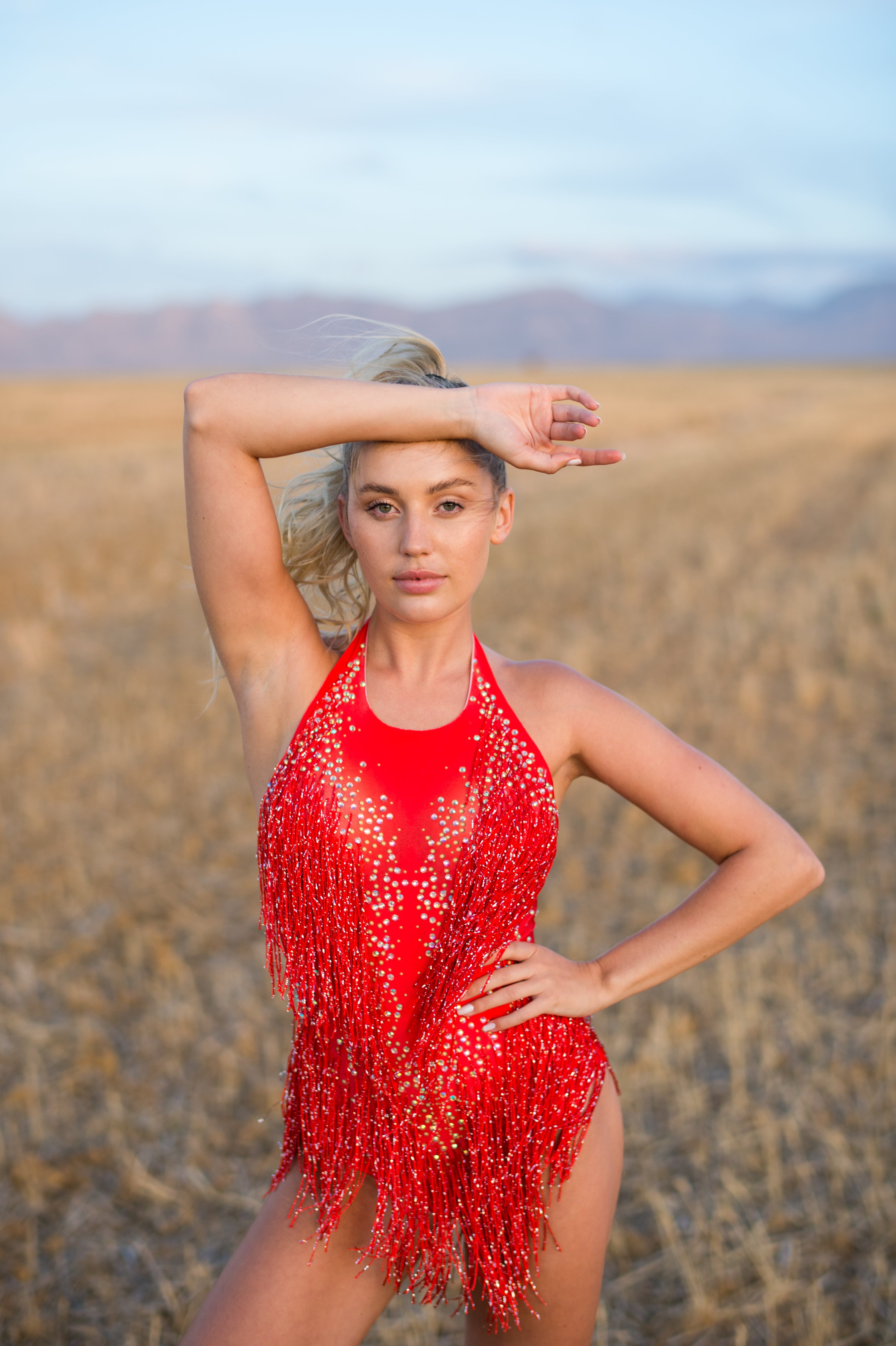 Fire Fringe Bodysuit