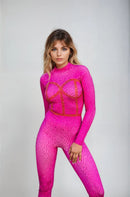 Pink Bling Jumpsuit