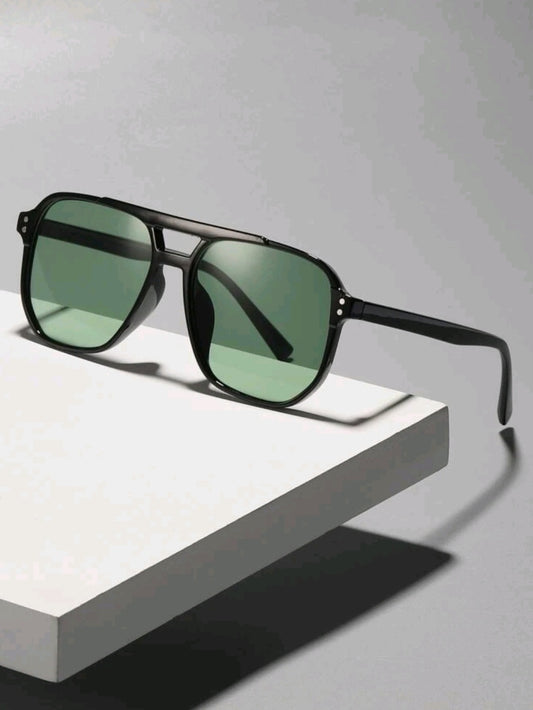 Green Top Bar Sunglasses