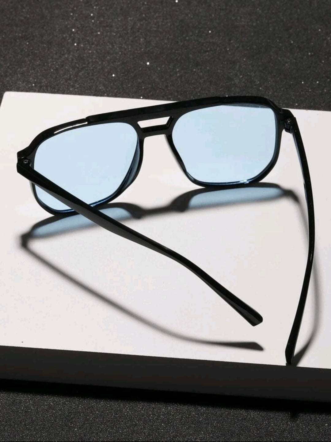 Blue Top Bar Sunglasses