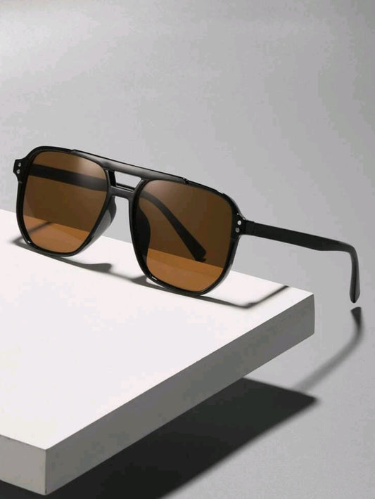 Brown Top Bar Sunglasses
