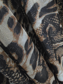 Leopard Mesh Long Sleeve Top