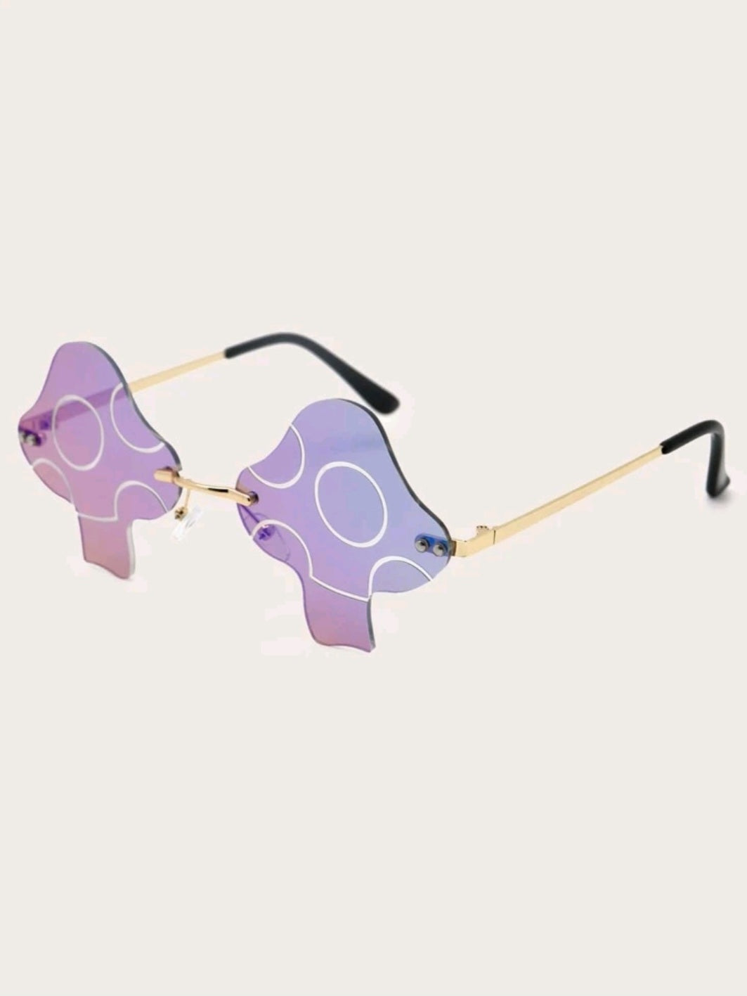 Blue Ombre Shroom Sunglasses