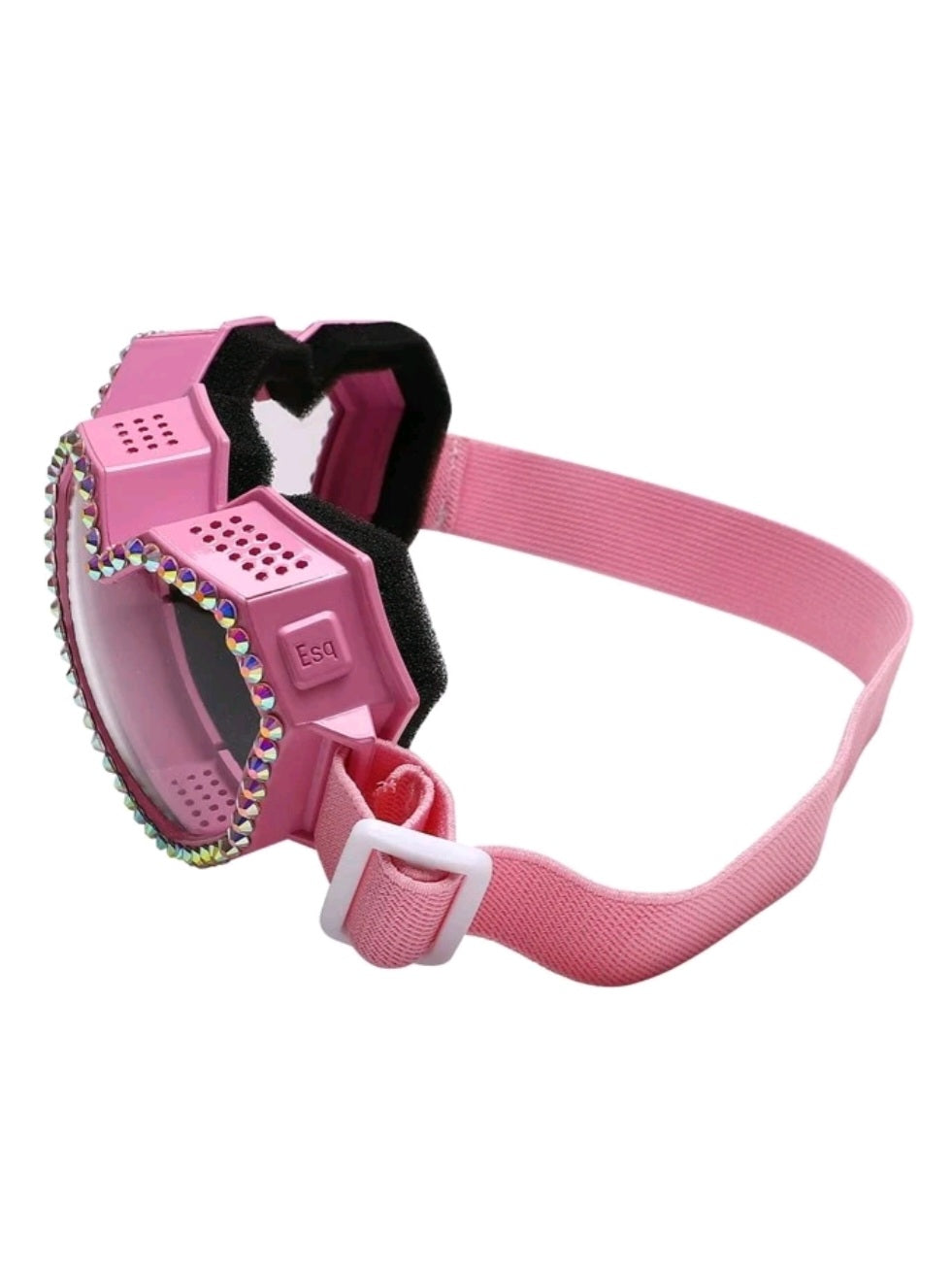 Pink Heart Bling Goggles