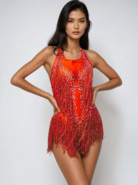 Fire Fringe Bodysuit
