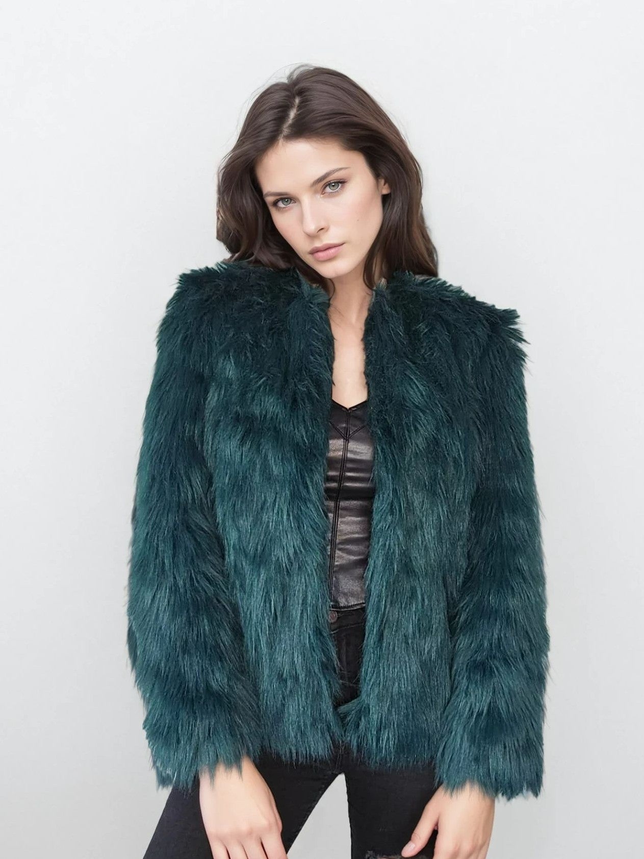 Emerald Boss Babe Fur