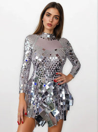 Silver Cosmic Dress