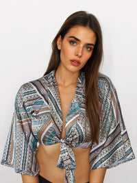 Maya Wrap Top