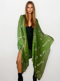 Green Ruhi Kimono