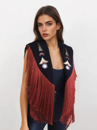 Zara Fringe Waistcoat