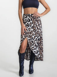 Leopard Wrap Skirt